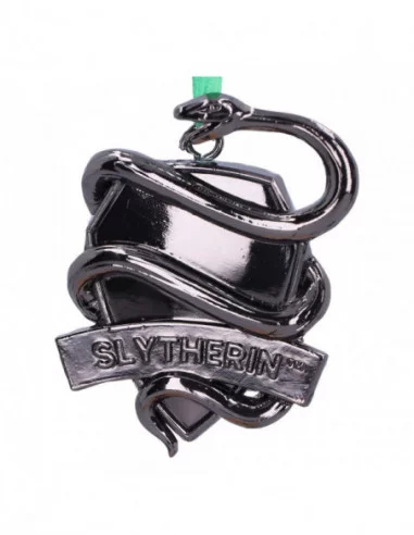 Harry Potter Decoración Árbol de Navidad Slytherin Crest (Silver) 6 cm