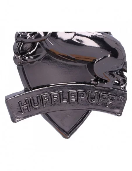 Harry Potter Decoración Árbol de Navidad Hufflepuff Crest (Silver) 6 cm