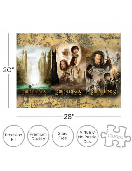 El Señor de los Anillos Puzzle Triptych (1000 piezas)