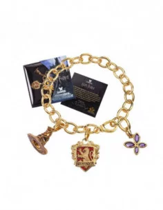 Harry Potter Brazalete Tierra Media (bañado en oro) Lumos Gryffindor