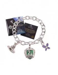 Harry Potter Brazalete Tierra Media (bañado en plata) Lumos Slytherin