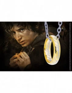 El Señor de los Anillos Anillo Único con collar (Plata de ley)