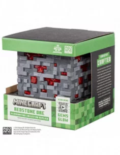 Minecraft Réplica Illuminating Redstone Ore Cube 10 cm 2