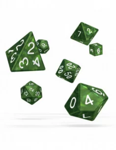 Oakie Doakie Dice Dados RPG-Set Marble - Verde (7)
