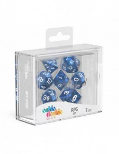 Oakie Doakie Dice Dados RPG-Set Marble - Azul (7) 2
