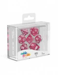 Oakie Doakie Dice Dados RPG-Set Speckled - Rosa (7) 2