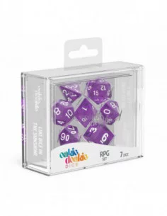 Oakie Doakie Dice Dados RPG-Set Speckled - Púrpura (7) 2