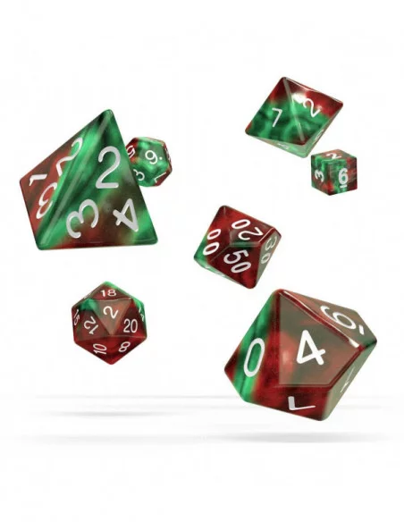 Oakie Doakie Dice Dados RPG-Set Gemidice - Bloody Jungle (7)