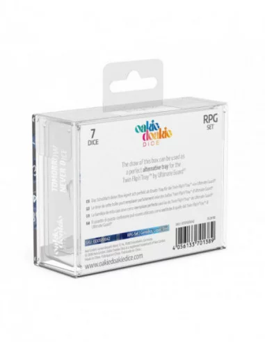 Oakie Doakie Dice Dados RPG-Set Gemidice - Liquid Steel (7)