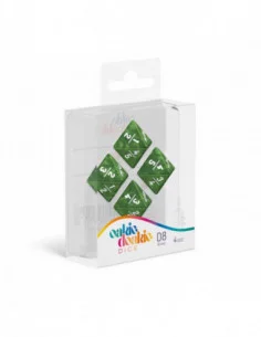 Oakie Doakie Dice Dados D8 18 mm Goyf Marble - Verde (4) 2