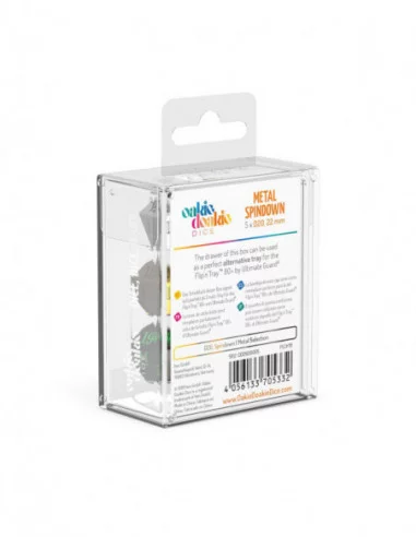 Oakie Doakie Dice Dados Spindown D20 Set Metal (5)