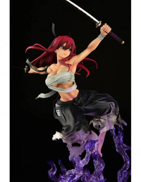 Fairy Tail Estatua 1/6 Erza Scarlet Samurai Ver. Shikkoku 43 cm