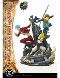 Seven Deadly Sins Concept Masterline Series Estatua Meliodas, Ban and King Deluxe Version 55 cm