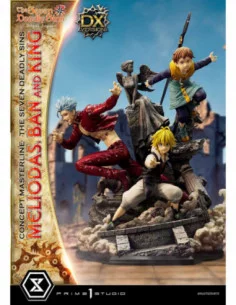 Seven Deadly Sins Concept Masterline Series Estatua Meliodas, Ban and King Deluxe Version 55 cm 2