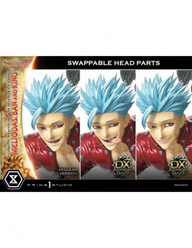 Seven Deadly Sins Concept Masterline Series Estatua Meliodas, Ban and King Deluxe Version 55 cm