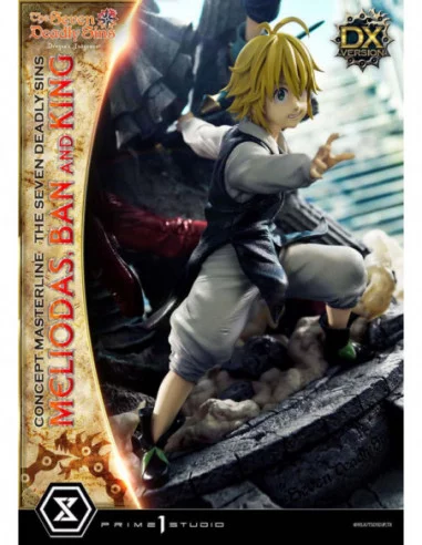 Seven Deadly Sins Concept Masterline Series Estatua Meliodas, Ban and King Deluxe Version 55 cm