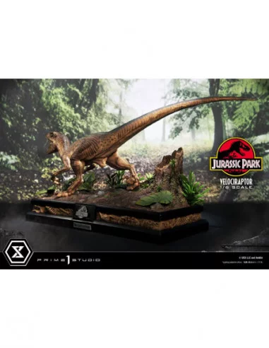 Jurassic Park Estatua Legacy Museum Collection 1/6 Velociraptor Attack 38 cm
