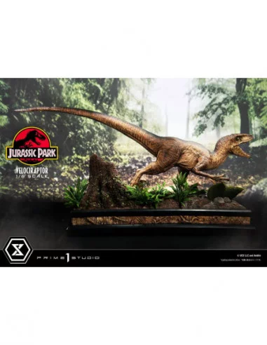 Jurassic Park Estatua Legacy Museum Collection 1/6 Velociraptor Attack 38 cm