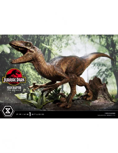Jurassic Park Estatua Legacy Museum Collection 1/6 Velociraptor Attack 38 cm