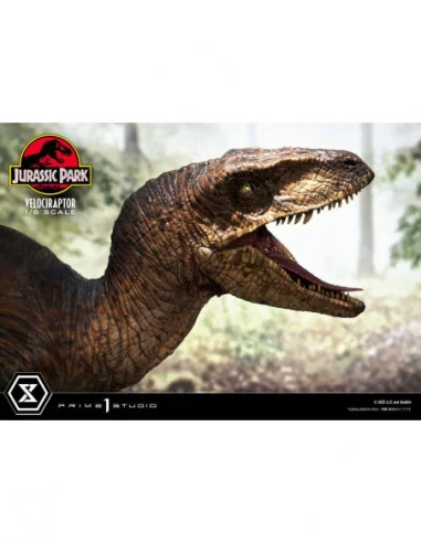 Jurassic Park Estatua Legacy Museum Collection 1/6 Velociraptor Attack 38 cm