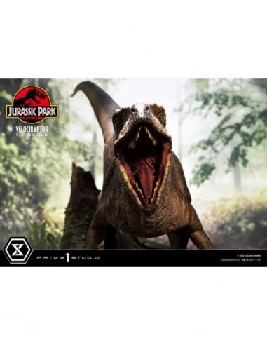 Jurassic Park Estatua Legacy Museum Collection 1/6 Velociraptor Attack 38 cm