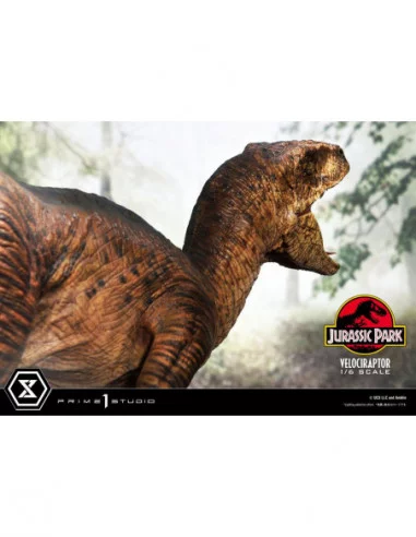 Jurassic Park Estatua Legacy Museum Collection 1/6 Velociraptor Attack 38 cm