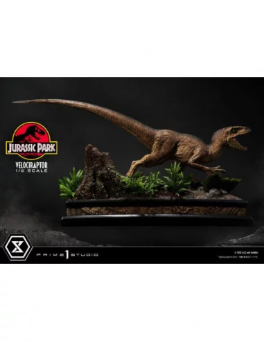 Jurassic Park Estatua Legacy Museum Collection 1/6 Velociraptor Attack 38 cm