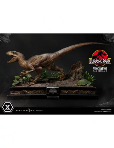 Jurassic Park Estatua Legacy Museum Collection 1/6 Velociraptor Attack 38 cm