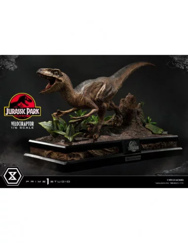 Jurassic Park Estatua Legacy Museum Collection 1/6 Velociraptor Attack 38 cm