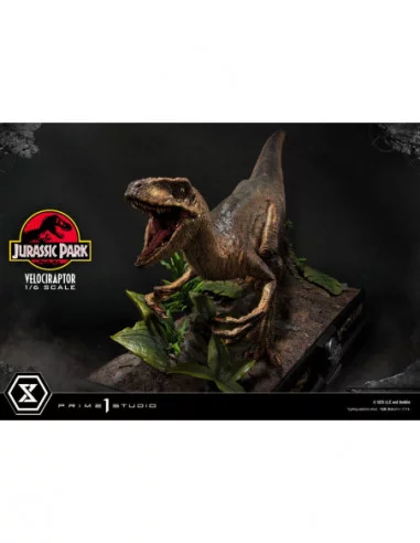 Jurassic Park Estatua Legacy Museum Collection 1/6 Velociraptor Attack 38 cm