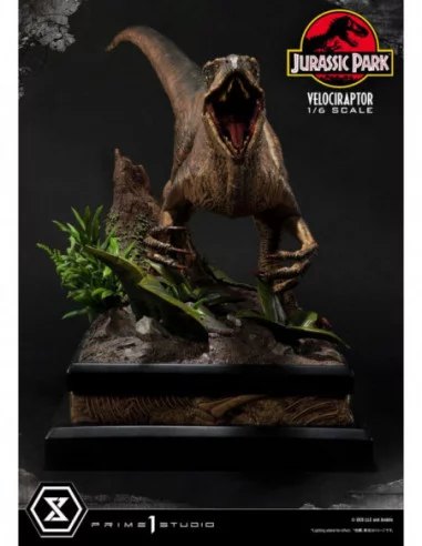Jurassic Park Estatua Legacy Museum Collection 1/6 Velociraptor Attack 38 cm