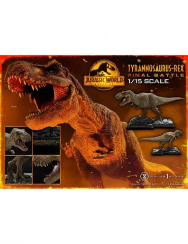 Jurassic World: Dominion Estatua Legacy Museum Collection 1/15 Tyrannosaurus-Rex Final Battle Regular Version 38 cm