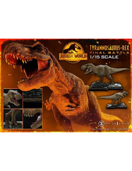 Jurassic World: Dominion Estatua Legacy Museum Collection 1/15 Tyrannosaurus-Rex Final Battle Regular Version 38 cm Jurassic World: Dominion Estatua Legacy Museum Collection 1/15 Tyrannosaurus-Rex Final Battle Regular Version 38 cm