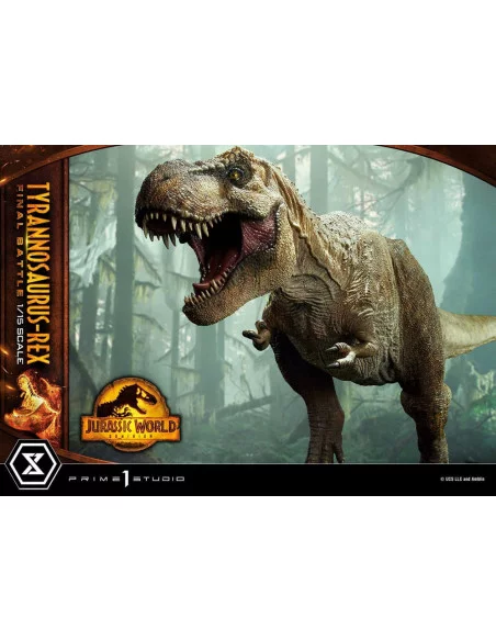 Jurassic World: Dominion Estatua Legacy Museum Collection 1/15 Tyrannosaurus-Rex Final Battle Regular Version 38 cm Jurassic World: Dominion Estatua Legacy Museum Collection 1/15 Tyrannosaurus-Rex Final Battle Regular Version 38 cm