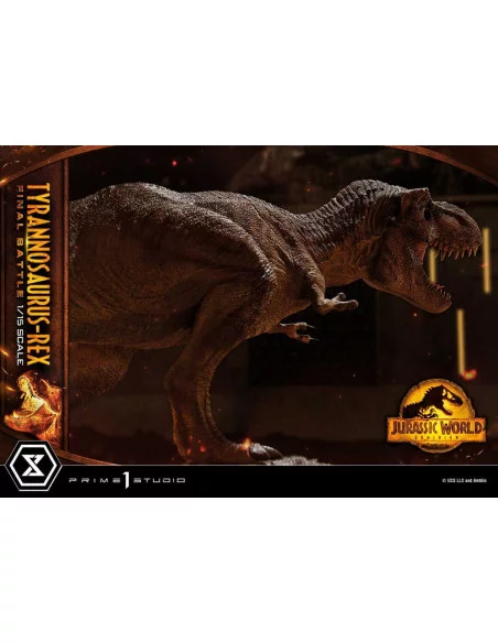 Jurassic World: Dominion Estatua Legacy Museum Collection 1/15 Tyrannosaurus-Rex Final Battle Regular Version 38 cm Jurassic World: Dominion Estatua Legacy Museum Collection 1/15 Tyrannosaurus-Rex Final Battle Regular Version 38 cm