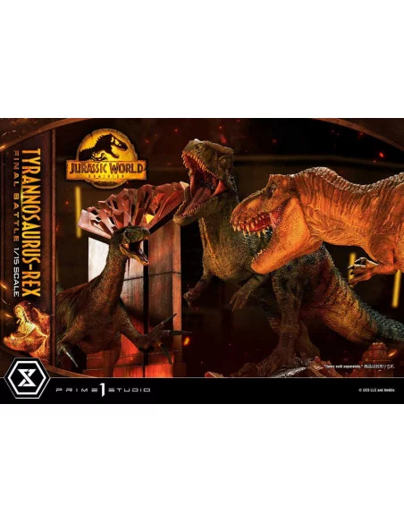 Jurassic World: Dominion Estatua Legacy Museum Collection 1/15 Tyrannosaurus-Rex Final Battle Regular Version 38 cm Jurassic World: Dominion Estatua Legacy Museum Collection 1/15 Tyrannosaurus-Rex Final Battle Regular Version 38 cm