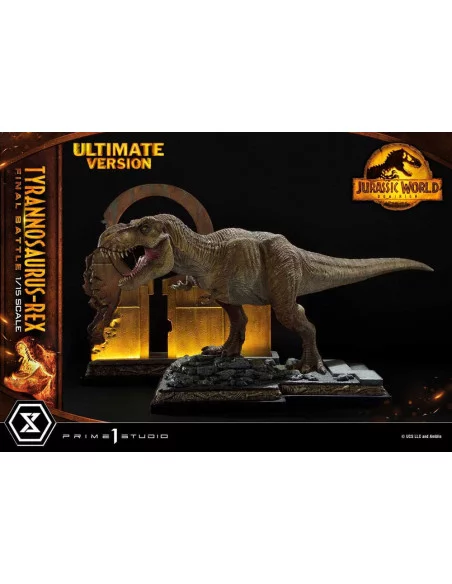 Jurassic World: Dominion Estatua Legacy Museum Collection 1/15 Tyrannosaurus-Rex Final Battle Ultimate Version 38 cm
