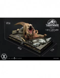 Jurassic World: Fallen Kingdom Estatua 1/15 T-Rex & Carnotaurus 90 cm 2