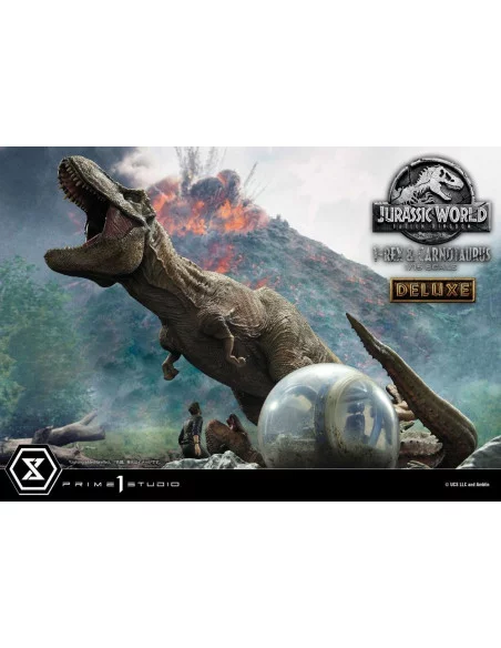 Jurassic World Fallen Kingdom Estatua 115 T-Rex Carnotaurus Deluxe Version 90 cm Jurassic World Fallen Kingdom Estatua 115 T-Rex Carnotaurus Deluxe Version 90 cm