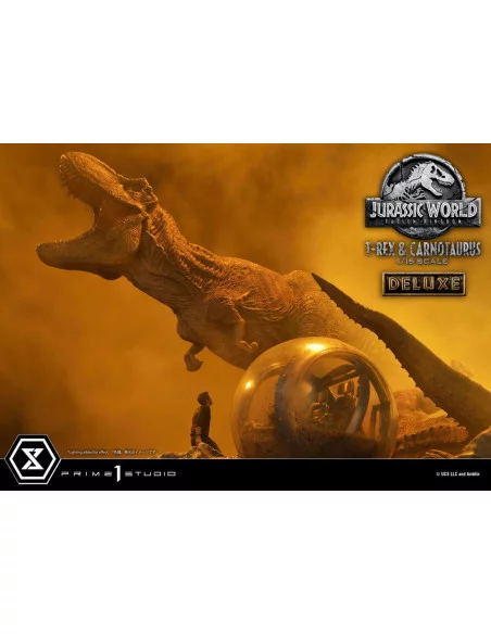 Jurassic World Fallen Kingdom Estatua 115 T-Rex Carnotaurus Deluxe Version 90 cm Jurassic World Fallen Kingdom Estatua 115 T-Rex Carnotaurus Deluxe Version 90 cm