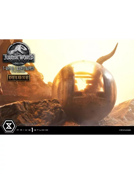 Jurassic World Fallen Kingdom Estatua 115 T-Rex Carnotaurus Deluxe Version 90 cm Jurassic World Fallen Kingdom Estatua 115 T-Rex Carnotaurus Deluxe Version 90 cm