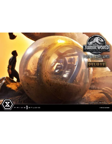 Jurassic World Fallen Kingdom Estatua 115 T-Rex Carnotaurus Deluxe Version 90 cm Jurassic World Fallen Kingdom Estatua 115 T-Rex Carnotaurus Deluxe Version 90 cm