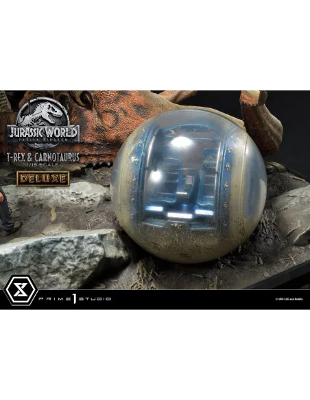Jurassic World Fallen Kingdom Estatua 115 T-Rex Carnotaurus Deluxe Version 90 cm Jurassic World Fallen Kingdom Estatua 115 T-Rex Carnotaurus Deluxe Version 90 cm