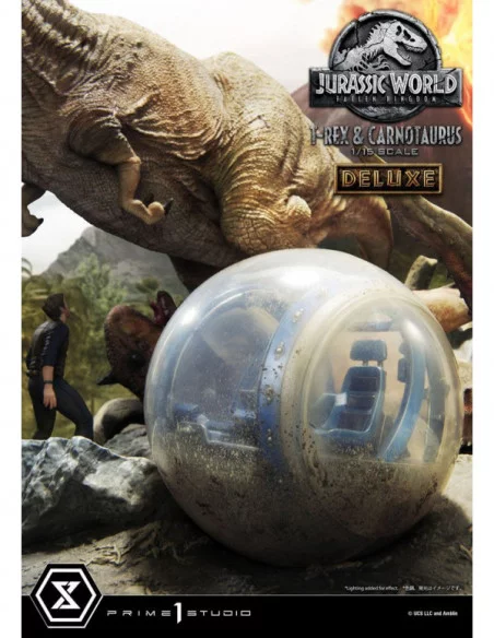 Jurassic World Fallen Kingdom Estatua 115 T-Rex Carnotaurus Deluxe Version 90 cm Jurassic World Fallen Kingdom Estatua 115 T-Rex Carnotaurus Deluxe Version 90 cm