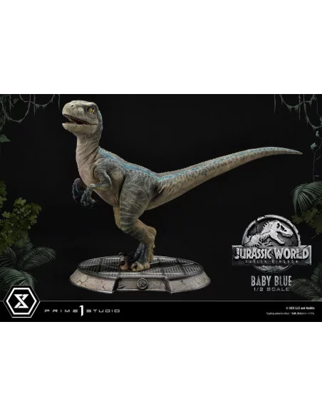 Jurassic World: Fallen Kingdom Estatua Prime Collectibles 1/2 Baby Blue 34 cm