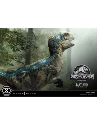Jurassic World: Fallen Kingdom Estatua Prime Collectibles 1/2 Baby Blue 34 cm