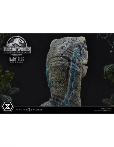 Jurassic World: Fallen Kingdom Estatua Prime Collectibles 1/2 Baby Blue 34 cm