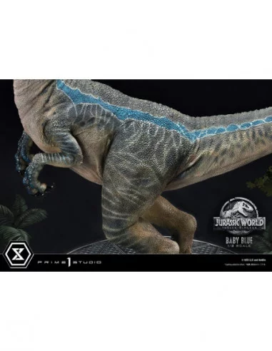 Jurassic World: Fallen Kingdom Estatua Prime Collectibles 1/2 Baby Blue 34 cm