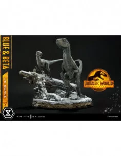 Jurassic World: Dominion Estatua Legacy Museum Collection 1/6 Blue & Beta Bonus Version 41 cm 2