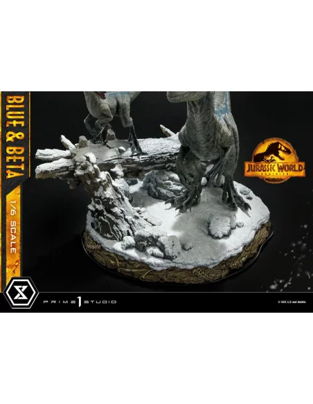 Jurassic World: Dominion Estatua Legacy Museum Collection 1/6 Blue & Beta Bonus Version 41 cm Jurassic World: Dominion Estatua Legacy Museum Collection 1/6 Blue & Beta Bonus Version 41 cm